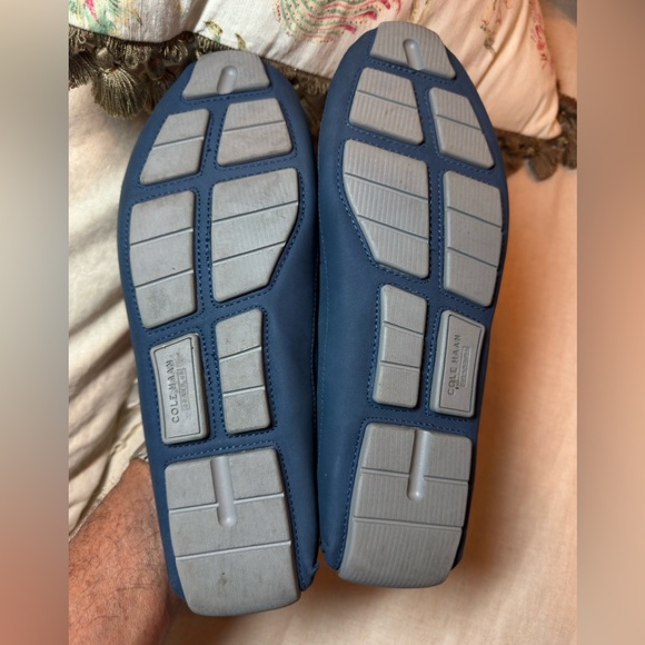 Cole Haan Men's Navy Slip-On Loafers - Picture 6 of 6